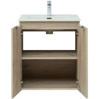 Тумба под раковину Aquanet Алвита New 60 подвесная Дуб Веллингтон арт-277525 — фото 4, Тумбы под раковину