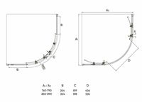 Товар: Душевой уголок Veconi Rovigo RV-107 90x90 профиль Хром стекло прозрачное арт-RV107-90-01-C4 - фото 4 Душевой уголок Veconi Rovigo RV-107 90x90 профиль Хром стекло прозрачное арт-RV107-90-01-C4 — фото 4, Душевые уголки четверть круга