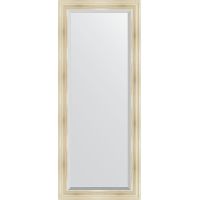 Зеркало Evoform Exclusive Floor 204х84 с фацетом в багетной раме - Травленое серебро 99 мм арт-BY 6128 — фото 1, Зеркала в ванную комнату