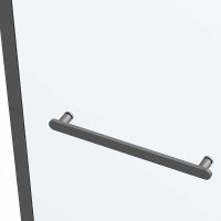 Душевая дверь Vincea Como Soft 110 профиль Вороненая сталь стекло прозрачное арт-VDS-1CS110CLGM — фото 10, Раздвижные душевые двери