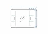 Зеркало со шкафом Stella Polar Концепт 90/С с подсветкой Белое арт-SP-00000131 — фото 5, Зеркальные шкафы в ванную