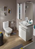 Унитаз компакт Jacob Delafon Struktura без бачка и сиденья арт-UJAJ102-WTE — фото 7, Напольные унитазы