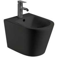 Биде WeltWasser Salzbach 005 MT-BL подвесное Черное матовое арт-10000003771 — фото 1, Биде подвесные