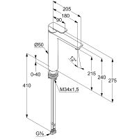 Товар: Смеситель для раковины Kludi Pure Style Черный матовый арт-402963975 - фото 3 Смеситель для раковины Kludi Pure Style Черный матовый арт-402963975 — фото 3, Смесители для раковины
