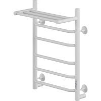 Электрический полотенцесушитель Ника Way-3 60/40 U с полкой Белый матовый арт-WAY-3 60/40 с/п бел U — фото 1, Электрические полотенцесушители