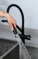 Товар: Смеситель для кухни Gappo Черный матовый арт-G4398-86 - фото 8 Смеситель для кухни Gappo Черный матовый арт-G4398-86 — фото 8, Смесители для кухни