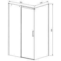 Товар: Душевой уголок Vincea Dice 160x100 профиль Вороненая сталь стекло прозрачное арт-VSR-4D1016CLGM - фото 4 Душевой уголок Vincea Dice 160x100 профиль Вороненая сталь стекло прозрачное арт-VSR-4D1016CLGM — фото 4, Прямоугольные душевые уголки