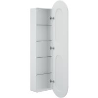 Шкаф пенал Creto Berry 45 с подсветкой Белый арт-18-4501600WH — фото 3, Пеналы для ванной комнаты