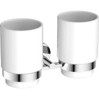 Товар: Стакан для зубных щеток Aquatek Бетта двойной Хром арт-AQ4617CR - фото 1 Стакан для зубных щеток Aquatek Бетта двойной Хром арт-AQ4617CR — фото 1, Стаканы для зубных щеток