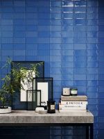 Керамическая плитка Ceramica Ribesalbes Ocean Decor Blue Navy настенная 7,5х30 см арт-Ocean Decor Blue Navy 7,5x30 — фото 2, Керамическая плитка