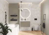 Тумба под раковину Cersanit Grande 80 подвесная Бежевая арт-64310 — фото 10, Тумбы под раковину