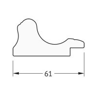 Зеркало Evoform Octagon 60х80 в багетной раме - Золотой акведук 61 мм арт-BY 7059 — фото 4, Зеркала в ванную комнату