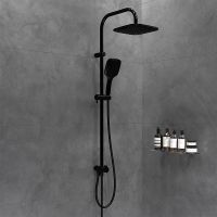 Душевая система Damixa Eclipse Черная матовая арт-931000300 — фото 5, Душевые стойки