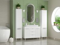 Тумба с раковиной Brevita Enfida 100 Белая матовая арт-УТ000014765 — фото 5, Тумбы с раковиной