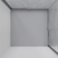 Душевой уголок Niagara Nova 90х90 профиль Хром стекло шиншилла арт-NG-3623-34 — фото 5, Квадратные душевые уголки