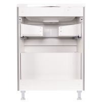 Товар: Тумба под раковину Style Line Бергамо 60 Серая антискрейч арт-СС-00002309 - фото 4 Тумба под раковину Style Line Бергамо 60 Серая антискрейч арт-СС-00002309 — фото 4, Тумбы под раковину