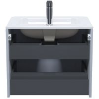 Тумба с раковиной Iddis Edifice 60 подвесная Светло-серая арт-EDI60L0i95K — фото 5, Тумбы с раковиной