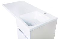 Товар: Тумба с раковиной Orange Optima 100 Белый глянец арт-OPK-40TUW+RAR - фото 7 Тумба с раковиной Orange Optima 100 Белый глянец арт-OPK-40TUW+RAR — фото 7, Тумбы с раковиной