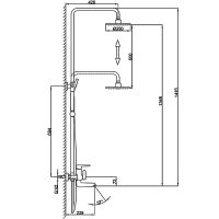 Душевая система Frap H17 Хром арт-F2417 — фото 11, Душевые стойки