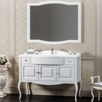 Зеркало Opadiris Лаура 120 Белое матовое арт-Z0000012471 — фото 2, Зеркала в ванную комнату