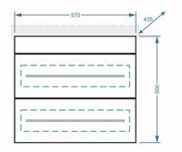 Тумба под раковину Stella Polar Ванесса 60 подвесная Белая арт-SP-00000235 — фото 4, Тумбы под раковину