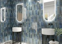 Керамическая плитка Mainzu Rev.Bellagio blu настенная 10х30 см арт-919347 — фото 3, Керамическая плитка