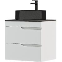 Тумба под раковину Corozo Теона 60 Z2 подвесная Белая арт-SD-00001672 — фото 6, Тумбы под раковину