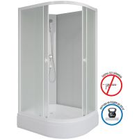 Душевая кабина Niagara Promo 100x70 L без гидромассажа арт-P100/70/26L/MT/BK — фото 3, Душевые кабины