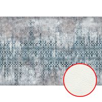 Фреска Ortograf Splendo 31725 Фактура флок FLK Флизелин (4*2,7) Серый/Бирюзовый, Дамаск арт-31725 (флок FLK) — фото 1, Фрески