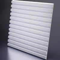 Гипсовая 3д панель Artpole Platinum Paraline матовая 600x600 мм арт-MD-0030 — фото 1, Гипсовые 3Д панели