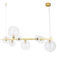 Люстра Artelamp Vincent Прозрачная Золото арт-A7790SP-8GO — фото 1, Люстры