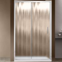 Душевая дверь Vincea Garda 160 профиль Хром стекло шиншилла арт-VDS-1G160CH — фото 1, Раздвижные душевые двери