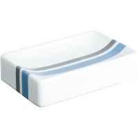 Мыльница Fixsen Dony Белая Синяя Серая арт-FX-232-4 — фото 1, Мыльницы