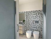Керамическая плитка Fap Ceramiche Milano Mood Texture Triangoli RT настенная 50x120 см арт-fQDF — фото 4, Керамическая плитка