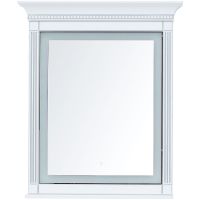 Зеркало Aquanet Селена 70 с подсветкой с сенсорным выключателем Белое арт-246509 — фото 1, Зеркала в ванную комнату