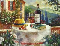 Фреска Ortograf Городской пейзаж живопись 6015 Фактура флок FLK Флизелин (1,7*1,3) Разноцветный, Предметы/Пейзаж/Живопись арт-6015 (флок FLK) — фото 2, Фрески