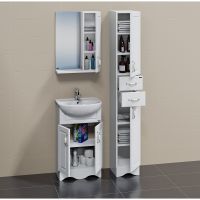 Тумба под раковину СанТа Верона 50 Белая арт-700111 — фото 3, Тумбы под раковину