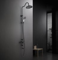 Товар: Душевая система Aquatek Классик с термостатом Черная матовая арт-AQ2543MB - фото 3 Душевая система Aquatek Классик с термостатом Черная матовая арт-AQ2543MB — фото 3, Душевые стойки