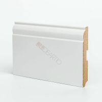 Плинтуса Deartio Премиум Белый МДФ 2050х120х16 мм арт-U 104-120 — фото 1, Напольные плинтусы