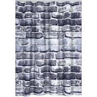 Штора для ванны Ridder Wall 180х200 Серая арт-4201317 — фото 1, Шторы для ванной