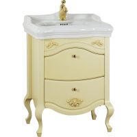 Тумба под раковину Migliore Impero 60 Бежевая арт-25970 — фото 1, Тумбы под раковину