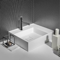 Смеситель для раковины Vincea Groove Вороненая сталь арт-VBF-4G1GM — фото 2, Смесители для раковины