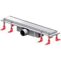 Душевой лоток AM.PM PrimeFlow 50 с решеткой Хром матовый / под плитку Tile арт-W02SC-U11-050-04SB — фото 3, Душевые лотки