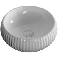 Раковина-чаша Ceruttispa 40 СТ9554 Белая арт-CR0007 — фото 1, Раковины накладные