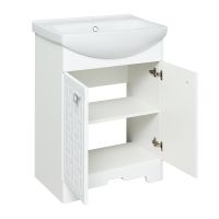 Тумба под раковину Runo Авила 60 Белая арт-00000001045 — фото 2, Тумбы под раковину