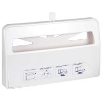 Диспенсер туалетных подкладок Nofer Белый арт-04026.2.W — фото 1, Диспенсеры для покрытий на унитаз