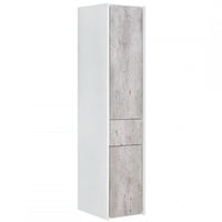 Шкаф пенал Roca Ronda 32 R подвесной Бетон Белый матовый арт-ZRU9303006 — фото 1, Пеналы для ванной комнаты