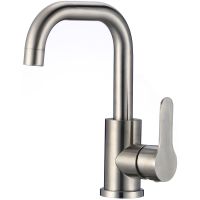 Смеситель для раковины WesnaArt Eko Сатин арт-EKO05-250 — фото 1, Смесители для раковины