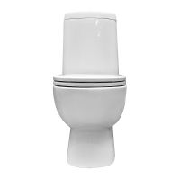 Унитаз-компакт Sanita Luxe Fest SL DM с бачком и сиденьем Микролифт арт-WC.CC/Fest/2-DM/WHT.G/S1 — фото 3, Напольные унитазы