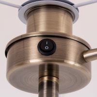 Товар: Торшер Artelamp Elba Белый Античная бронза арт-A2581PN-2AB - фото 2 Торшер Artelamp Elba Белый Античная бронза арт-A2581PN-2AB — фото 2, Торшеры